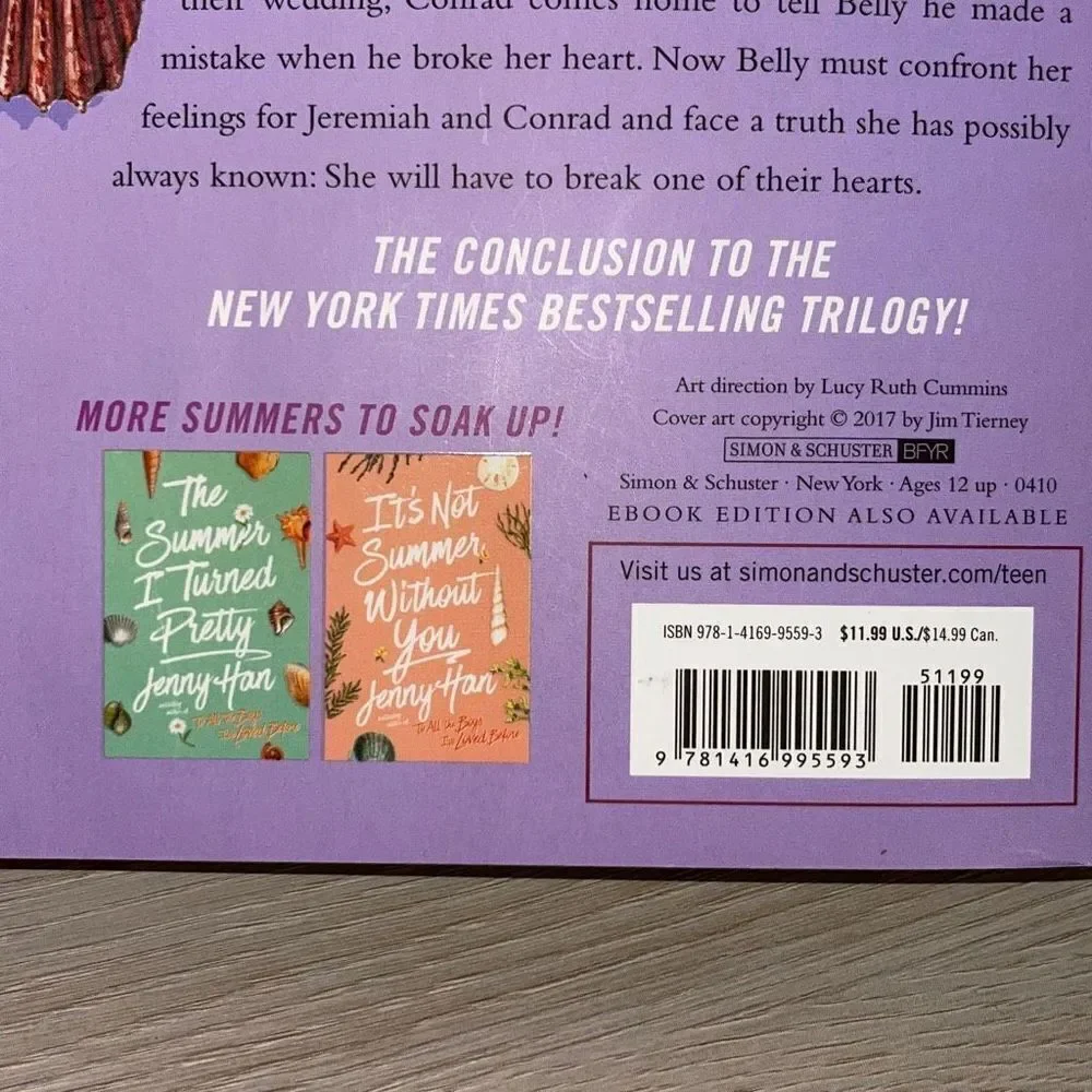 We'll Always Have Summer‎ by Jenny Han Novel Story Book